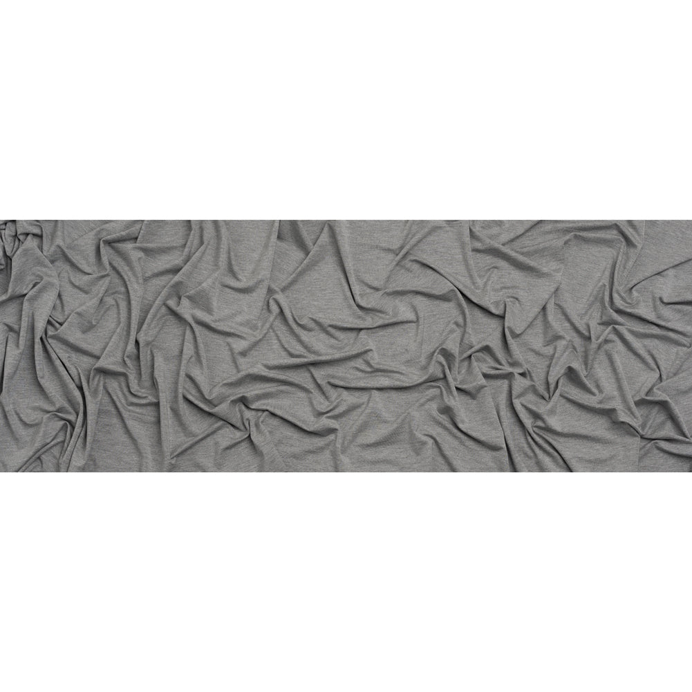 Stretch Bamboo Jersey - Heathered Gray - Willow Collection - Full Stretch Bamboo Jersey - Heathered Gray - Willow Collection - Full