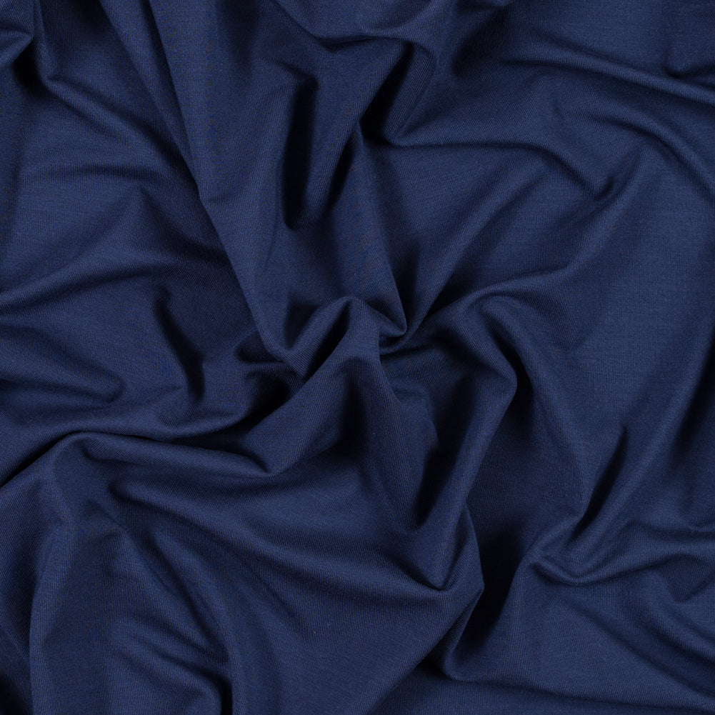 Stretch Bamboo Jersey - Blue - Willow Collection Stretch Bamboo Jersey - Blue - Willow Collection