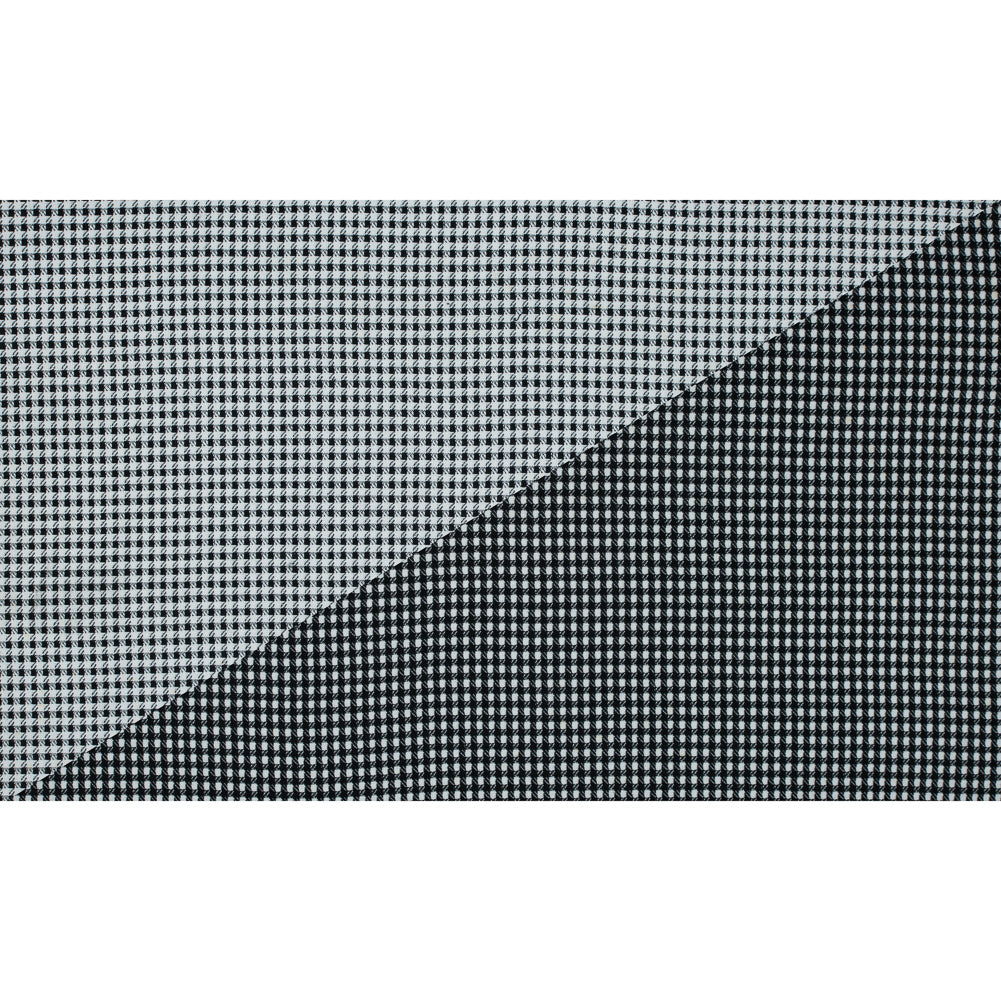 Black and White Double Faced Woven Cotton Blend Full Black and White Double Faced Woven Cotton Blend Full