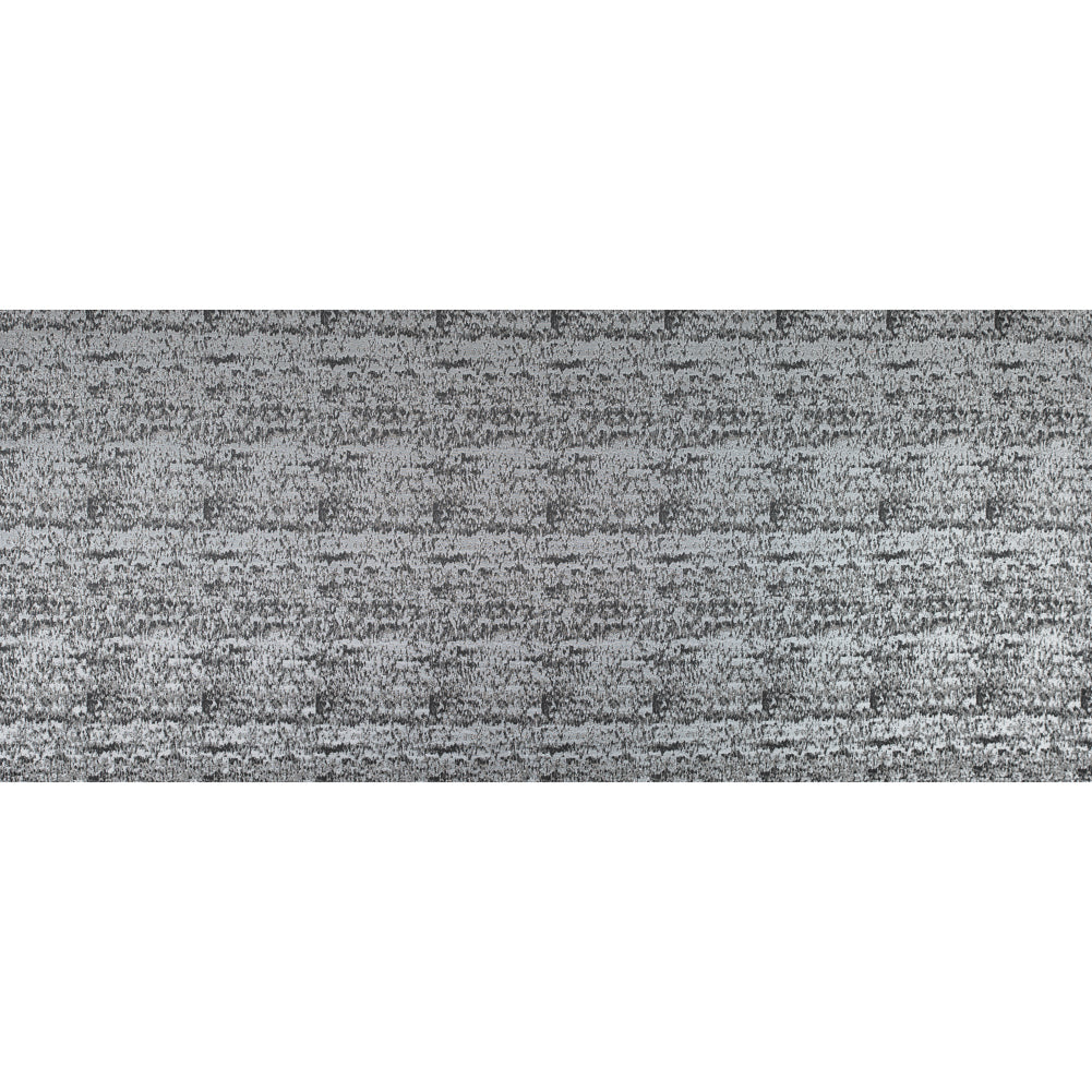 Metallic Silver and Moonbeam Abstract Brocade Full Metallic Silver and Moonbeam Abstract Brocade Full