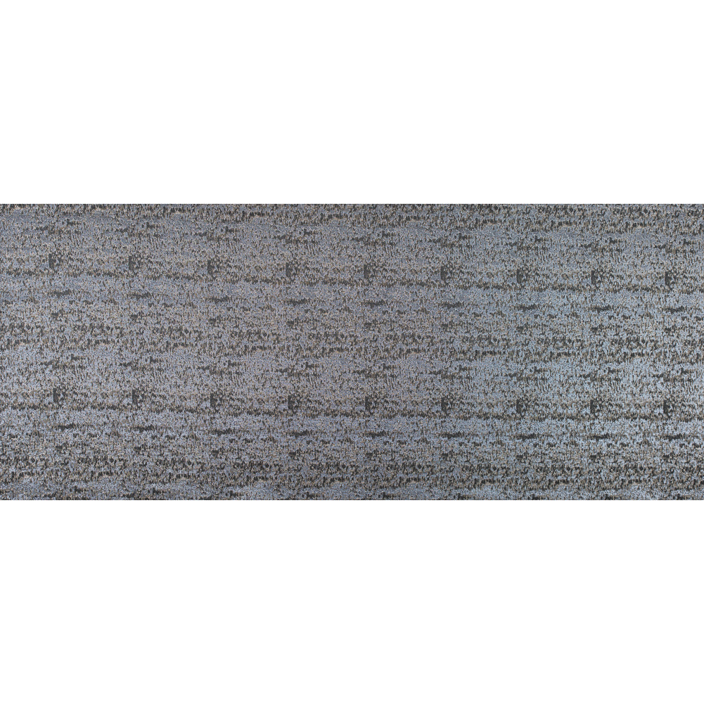 Metallic Gray and Wood Ash Abstract Brocade - Full Metallic Gray and Wood Ash Abstract Brocade - Full