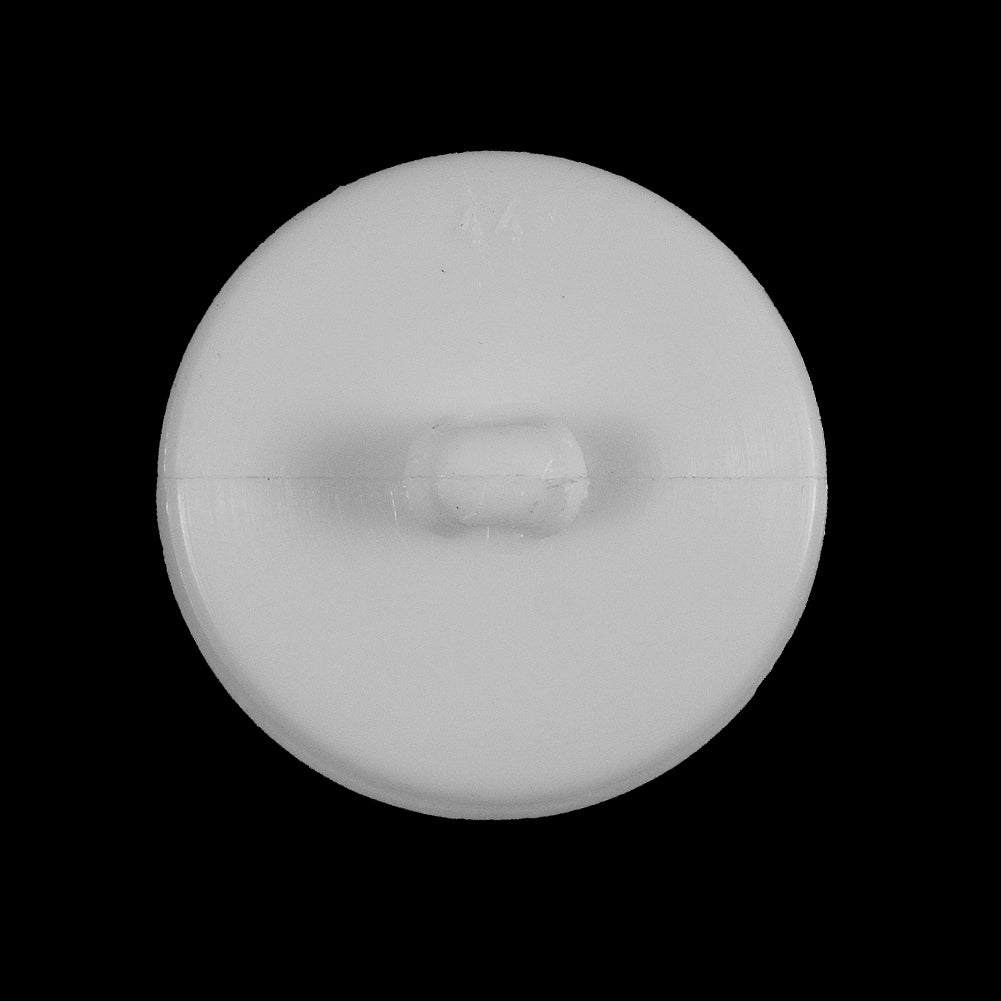 White Beveled 3-Dimensional Dotted Shank Back Button - 44L/28mm Detail White Beveled 3-Dimensional Dotted Shank Back Button - 44L/28mm Detail