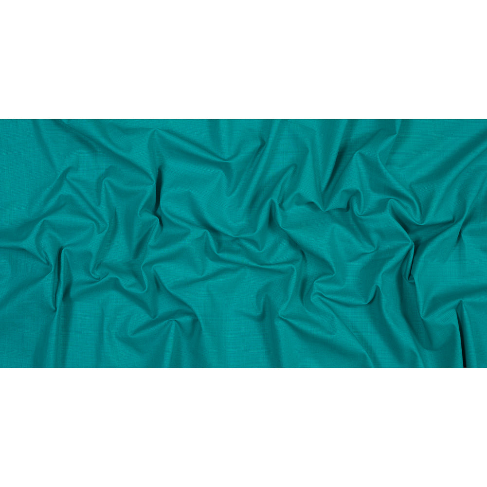 Aqua Green Cotton Woven with Give Full Aqua Green Cotton Woven with Give Full