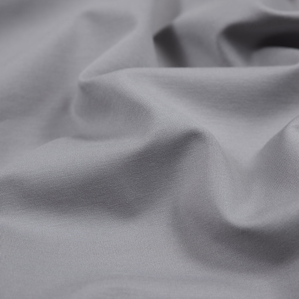 Stretch Ponte Knit - Zinc - Papilio Collection Folded Stretch Ponte Knit - Zinc - Papilio Collection Folded