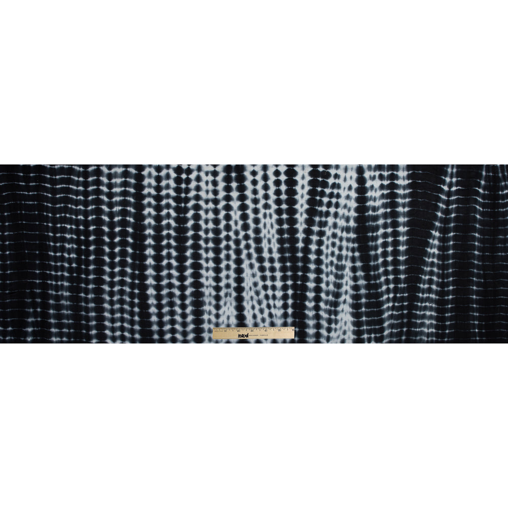 Black Tie Dye Rayon Jersey Full Black Tie Dye Rayon Jersey Full