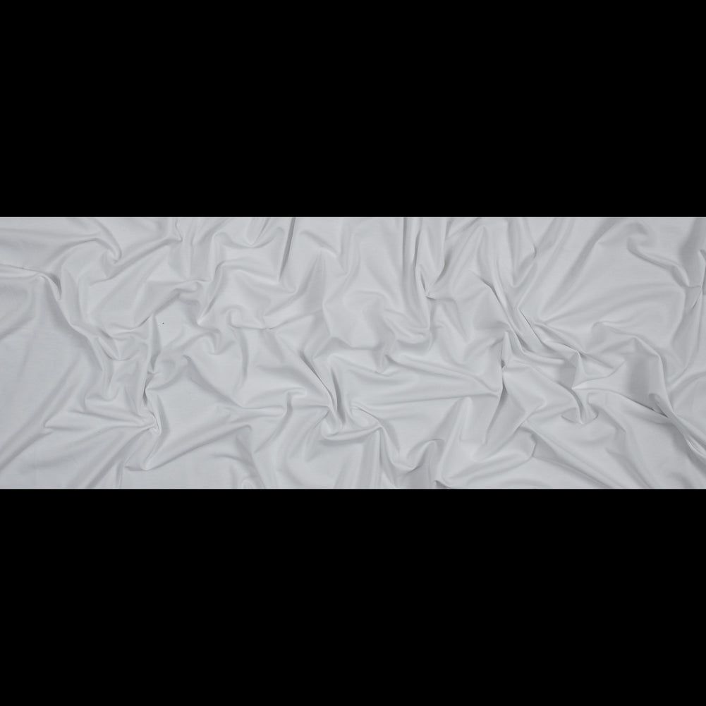 White Stretch Rayon Jersey Full White Stretch Rayon Jersey Full