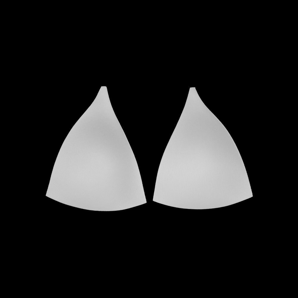 White Triangle Bra Cup - Size 06 Detail White Triangle Bra Cup - Size 06 Detail