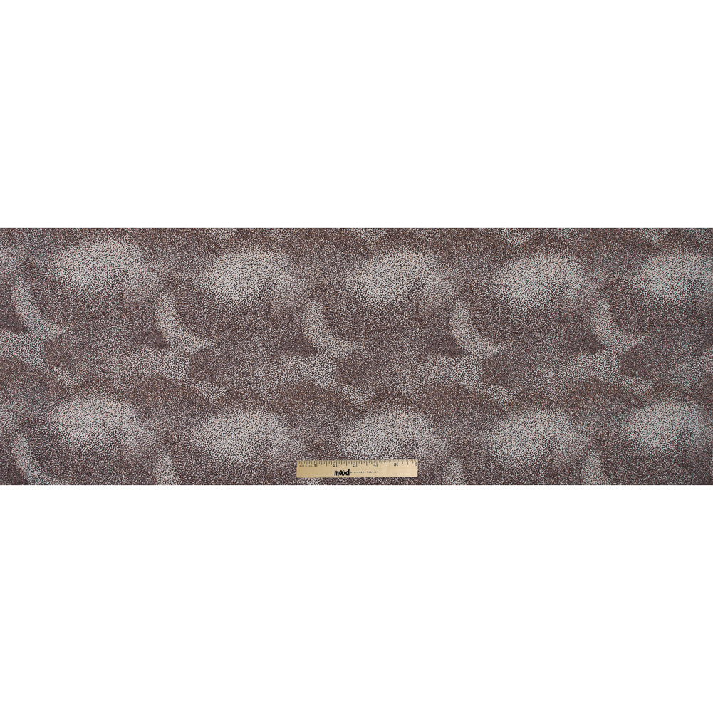 Italian Taupe Animal Digitally Printed Stretch Polyester Full Italian Taupe Animal Digitally Printed Stretch Polyester Full