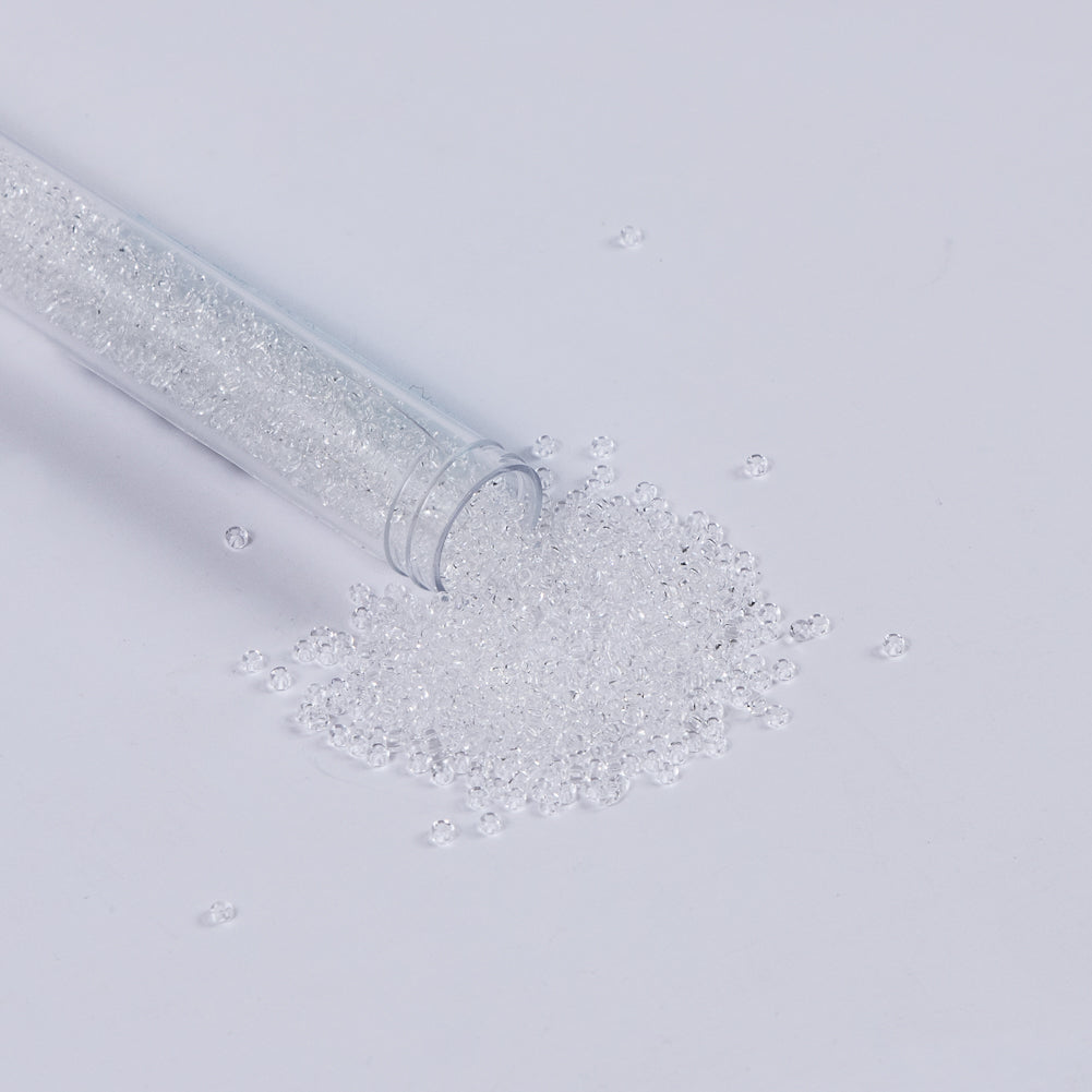 Clear Crystal Czech Seed Beads - Size 10 Clear Crystal Czech Seed Beads - Size 10
