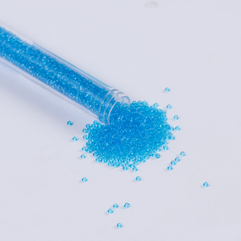 Light Aqua Clear Czech Seed Beads - Size 10 Light Aqua Clear Czech Seed Beads - Size 10
