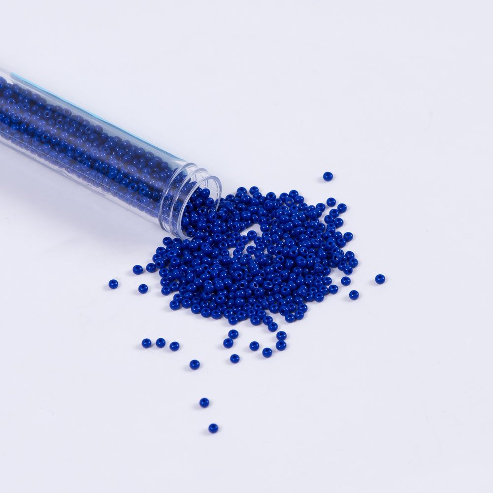 Royal Blue Opaque Czech Seed Beads - Size 10 Royal Blue Opaque Czech Seed Beads - Size 10