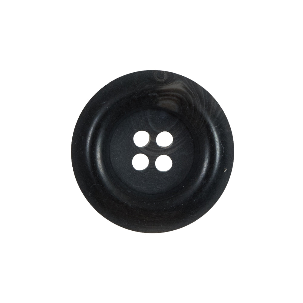 Dark Gray 4-Hole Plastic Button - 35L/22mm Dark Gray 4-Hole Plastic Button - 35L/22mm