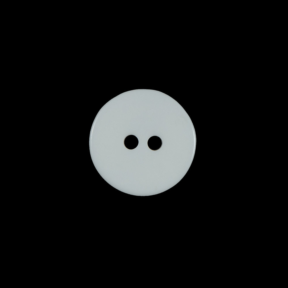 Ivory Plastic 2-Hole Button - 24L/15mm - Detail Ivory Plastic 2-Hole Button - 24L/15mm - Detail