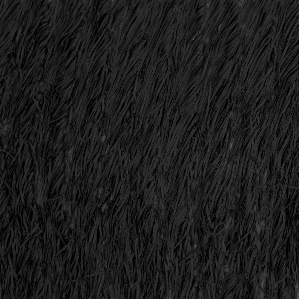 Black Chiffon Fringe Fabric Black Chiffon Fringe Fabric
