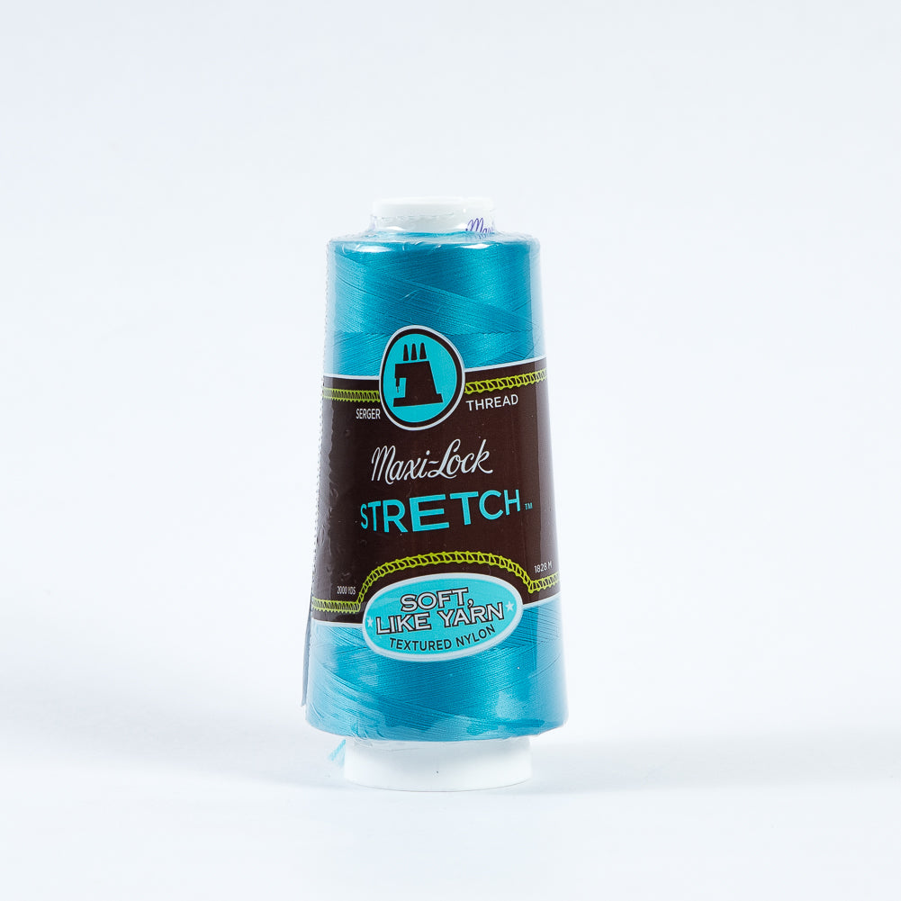 Maxi-Lock Stretch Serger Thread 2000yds - Radiant Turquoise Maxi-Lock Stretch Serger Thread 2000yds - Radiant Turquoise