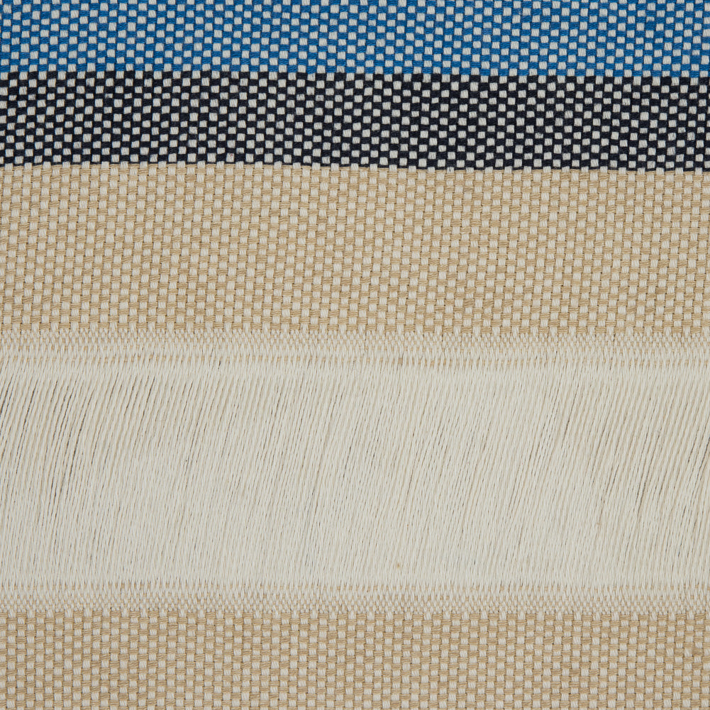 Sea NY Navy and Gilded Beige Striped Cotton Canvas Detail Sea NY Navy and Gilded Beige Striped Cotton Canvas Detail