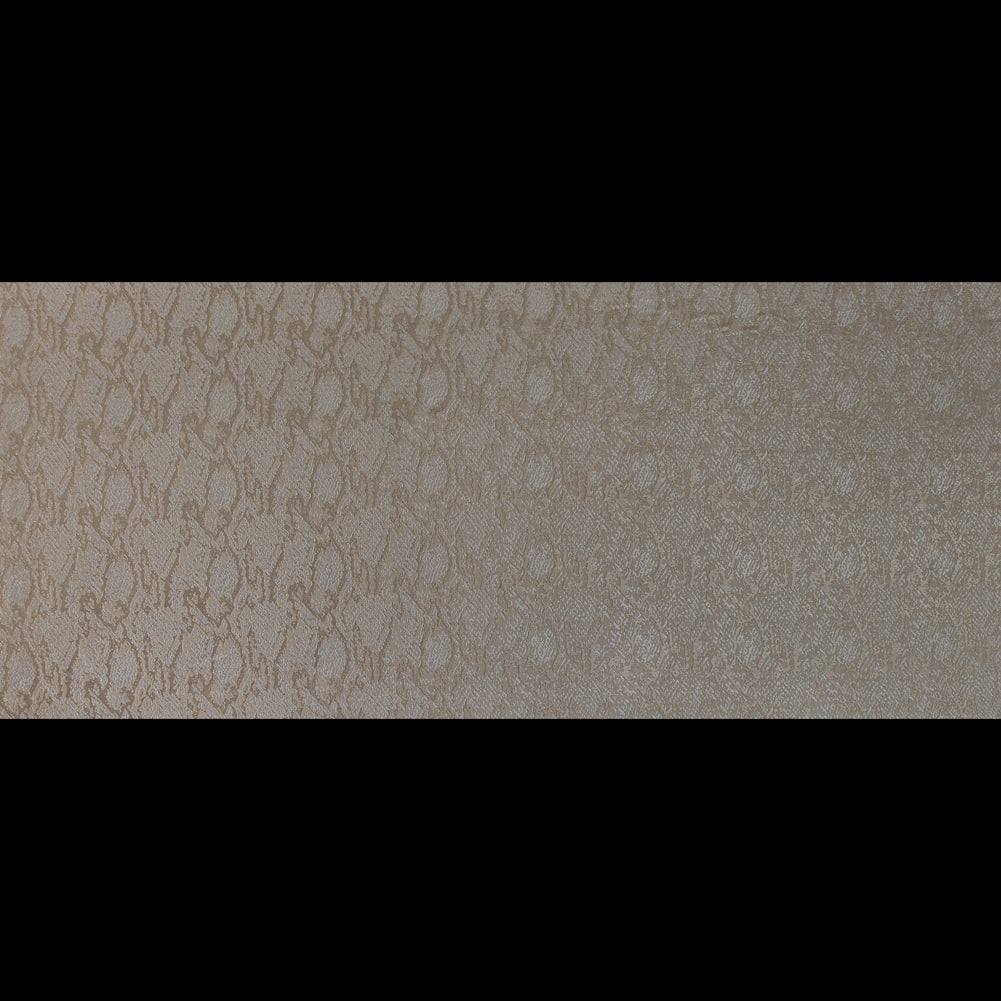 Metallic Beige and Nude Python Jacquard Full Metallic Beige and Nude Python Jacquard Full