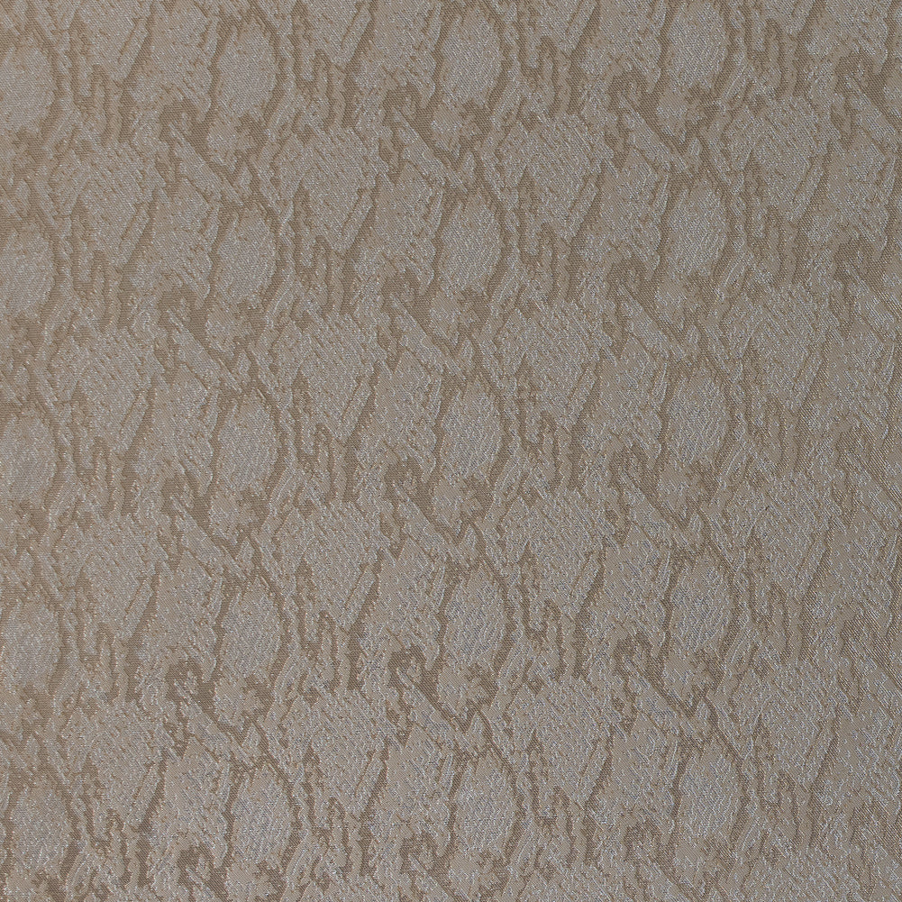 Metallic Beige and Nude Python Jacquard Metallic Beige and Nude Python Jacquard