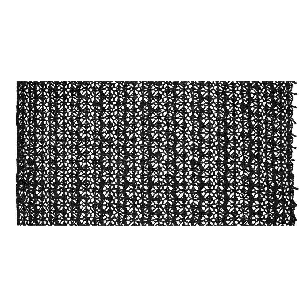Novelty Acrylic Lace - Black Full Novelty Acrylic Lace - Black Full