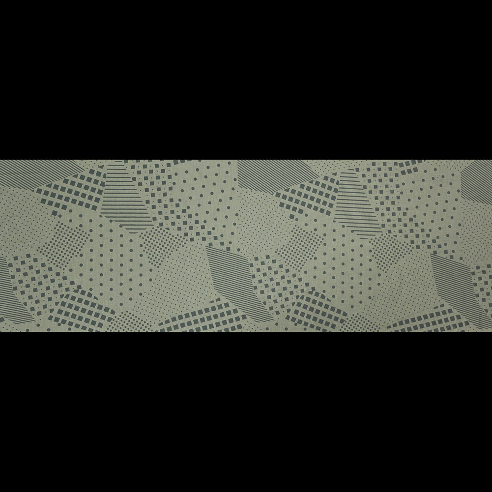 Mellow Yellow Geometric Poly-Cotton Burnout Full Mellow Yellow Geometric Poly-Cotton Burnout Full