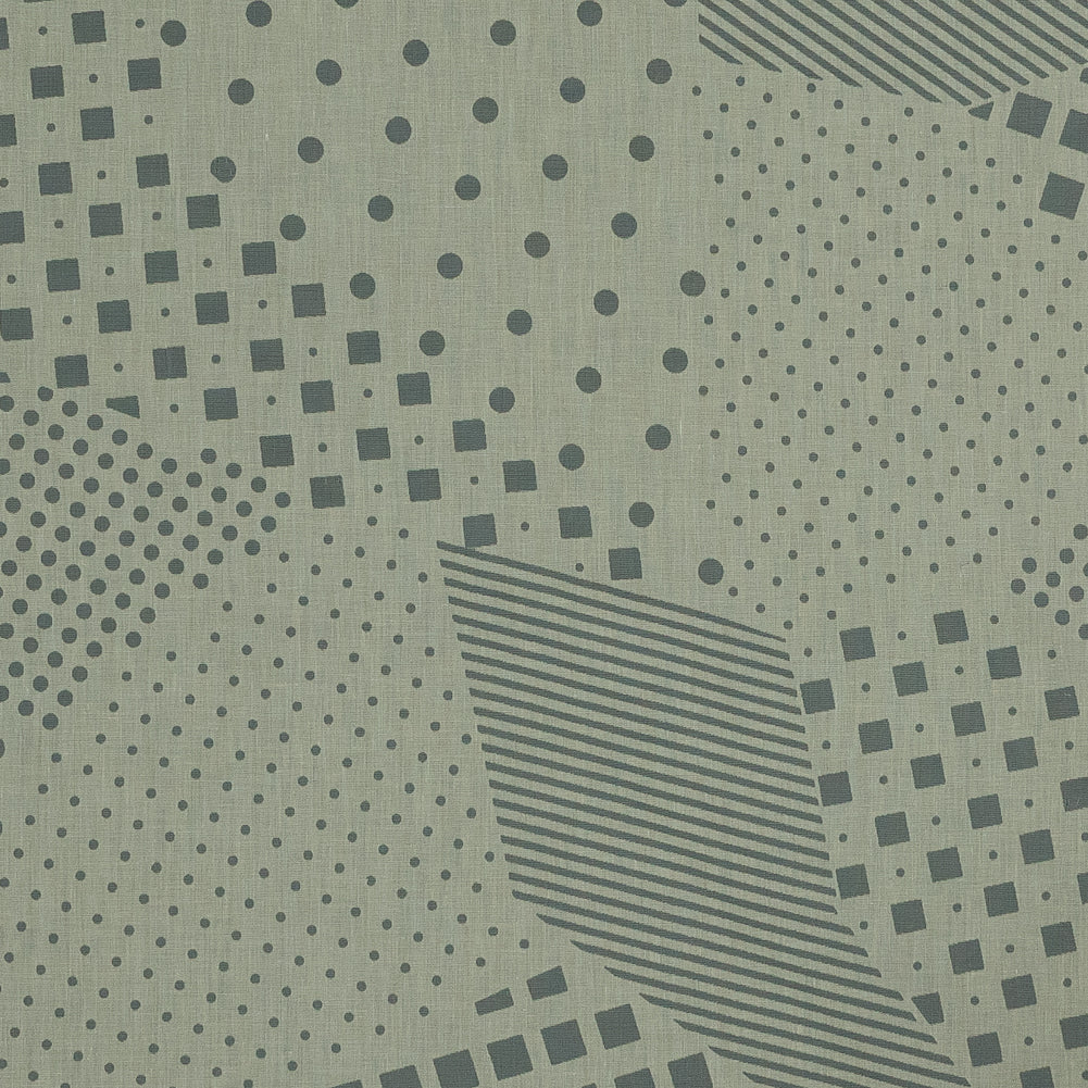 Mellow Yellow Geometric Poly-Cotton Burnout Mellow Yellow Geometric Poly-Cotton Burnout