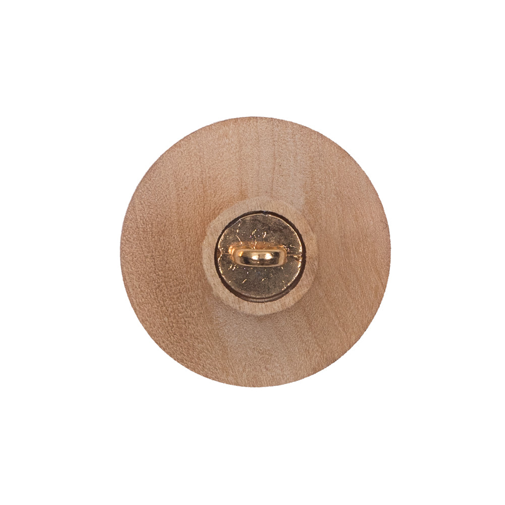 Wood Shank-Back Button - 36L/23mm Detail Wood Shank-Back Button - 36L/23mm Detail