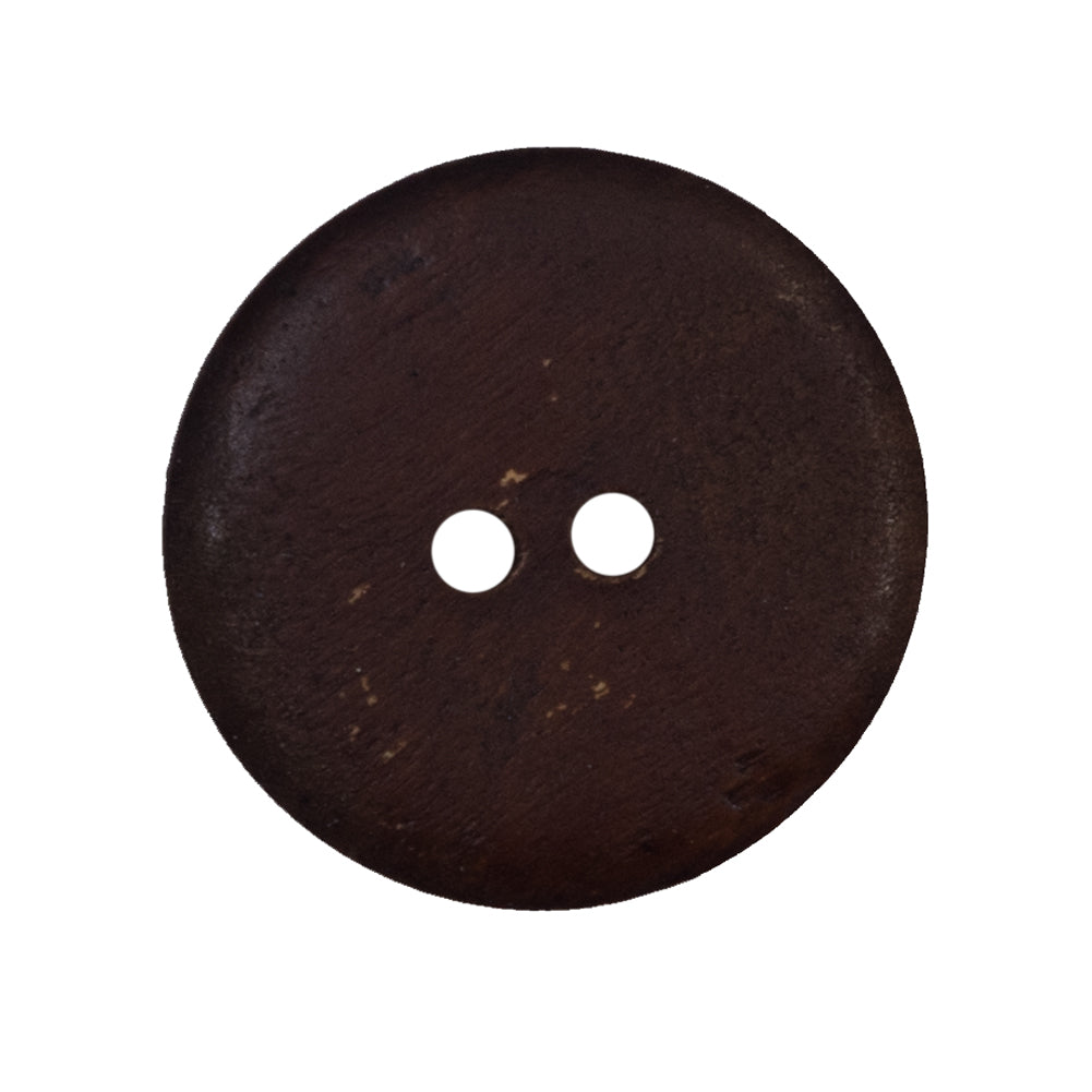 Natural Etched 2-Hole Wood Button - 44L/28mm Detail Natural Etched 2-Hole Wood Button - 44L/28mm Detail