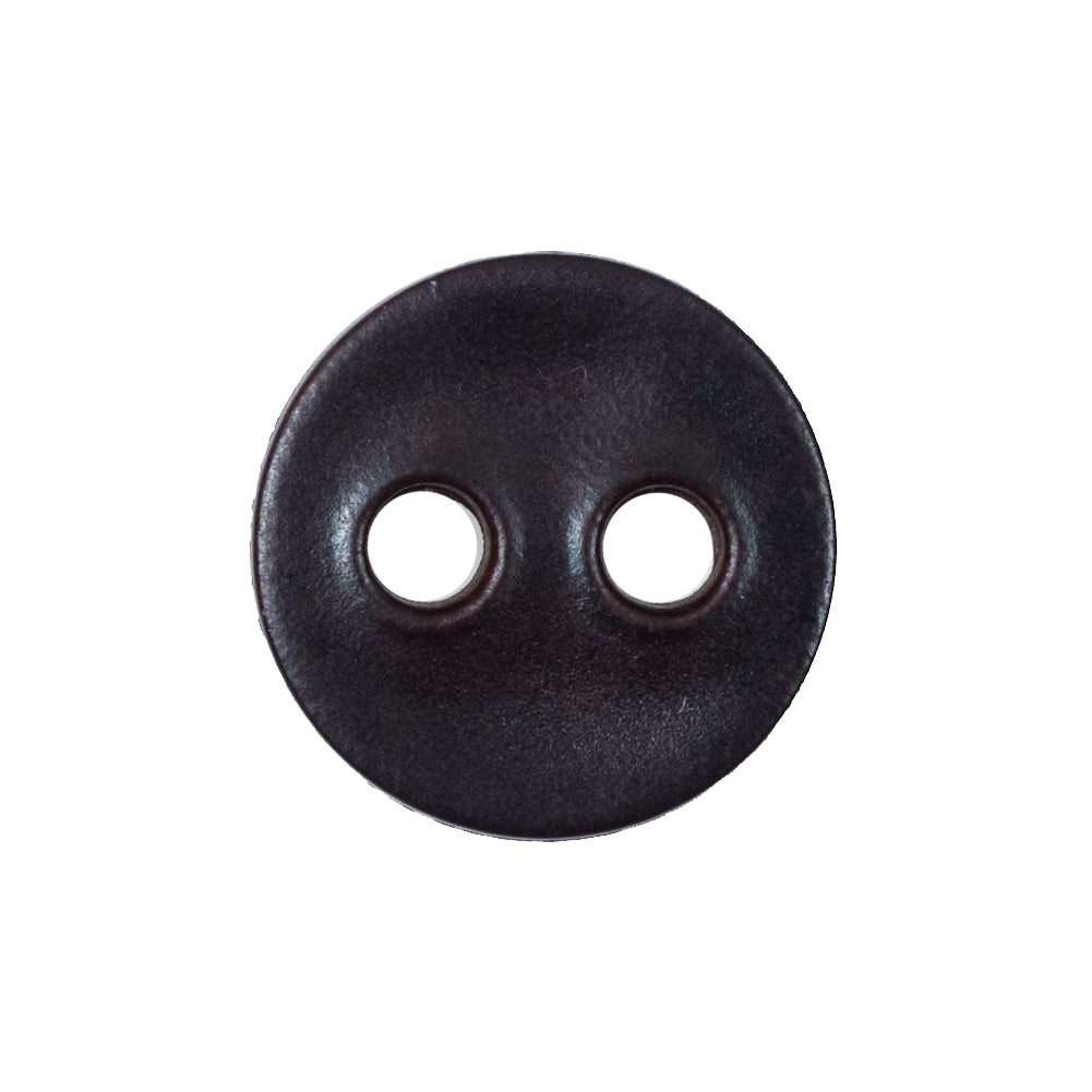 Thick Dark Brown 2-Hole Plastic Button - 32L/20mm Thick Dark Brown 2-Hole Plastic Button - 32L/20mm