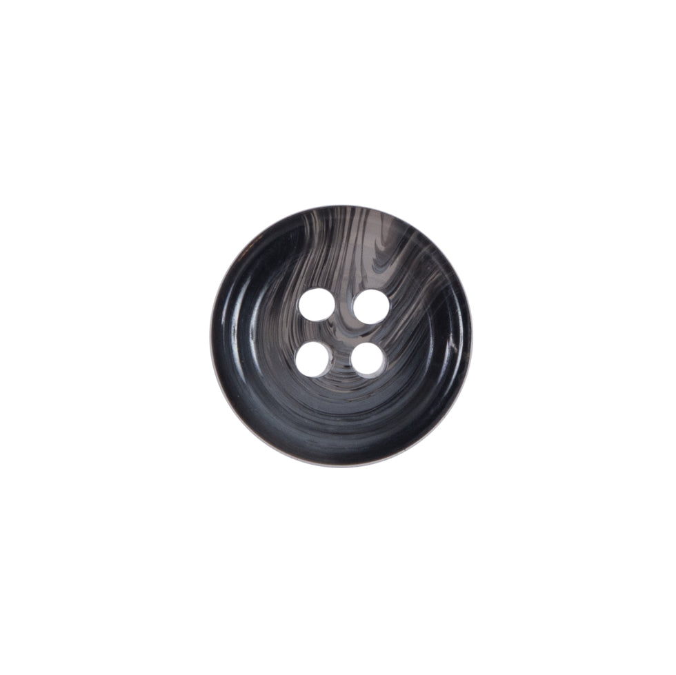 Gray Plastic 4-Hole Button - 24L/15mm Gray Plastic 4-Hole Button - 24L/15mm