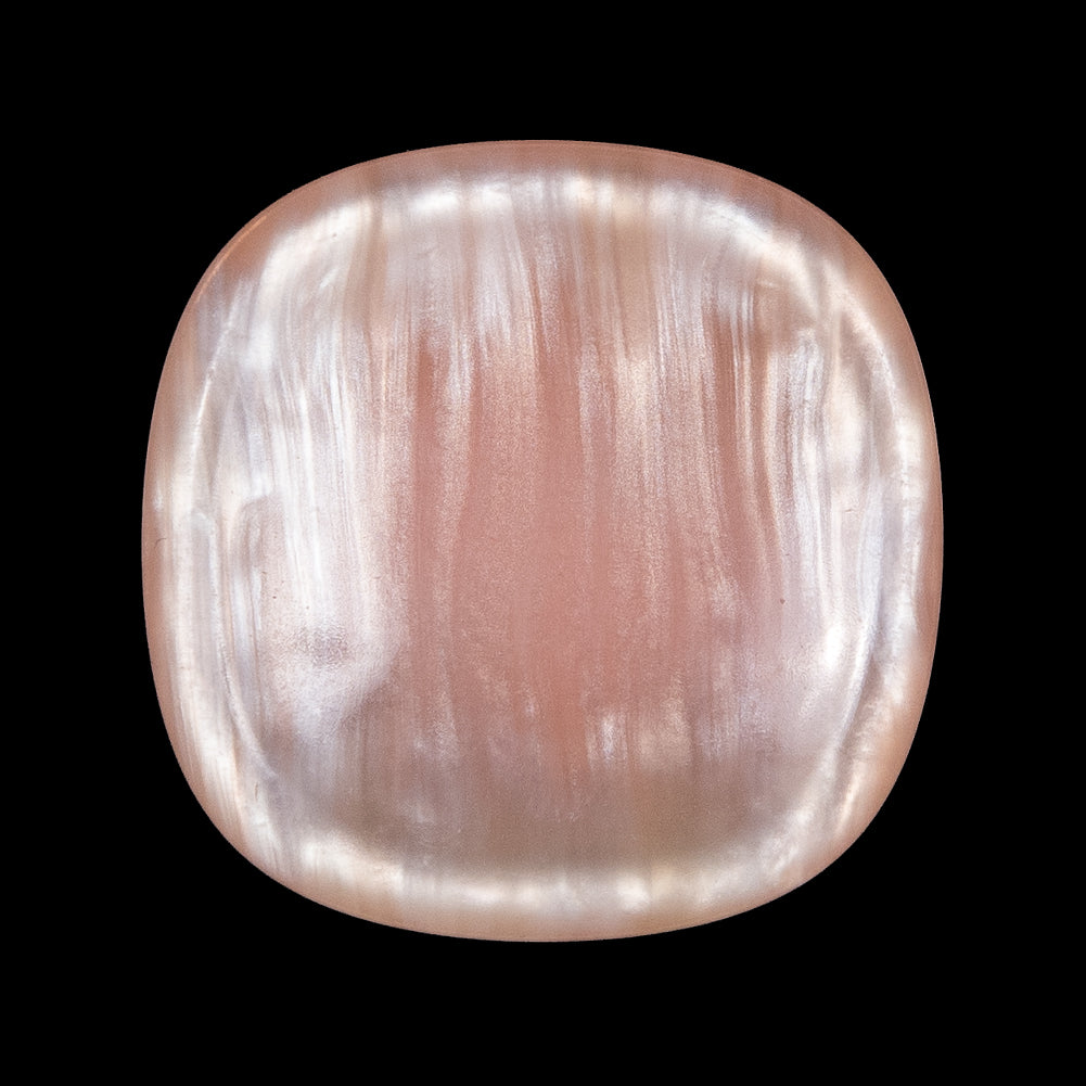 Shiny Peach Plastic Self Shank Button - 48L/30.5mm Shiny Peach Plastic Self Shank Button - 48L/30.5mm