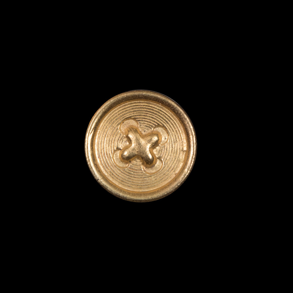 Gold Metal Shank Back Button - 30L/19mm Gold Metal Shank Back Button - 30L/19mm