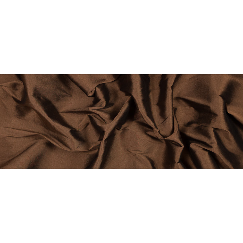 Brown Blended Silk Twill Full Brown Blended Silk Twill Full