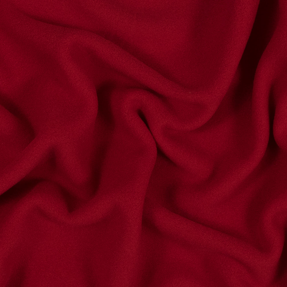 Red Double-Sided Polyester Fleece Red Double-Sided Polyester Fleece