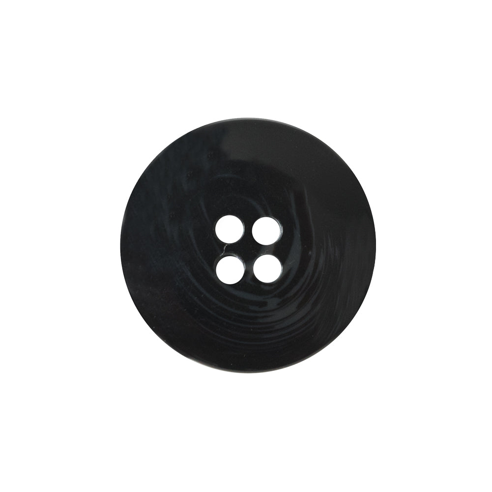 Black and Gray Swirled Plastic Button - 36L/23mm Black and Gray Swirled Plastic Button - 36L/23mm