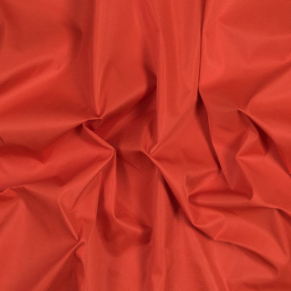 Water-Resistant Polyester Twill - Red Orange - Fisher Collection Water-Resistant Polyester Twill - Red Orange - Fisher Collection