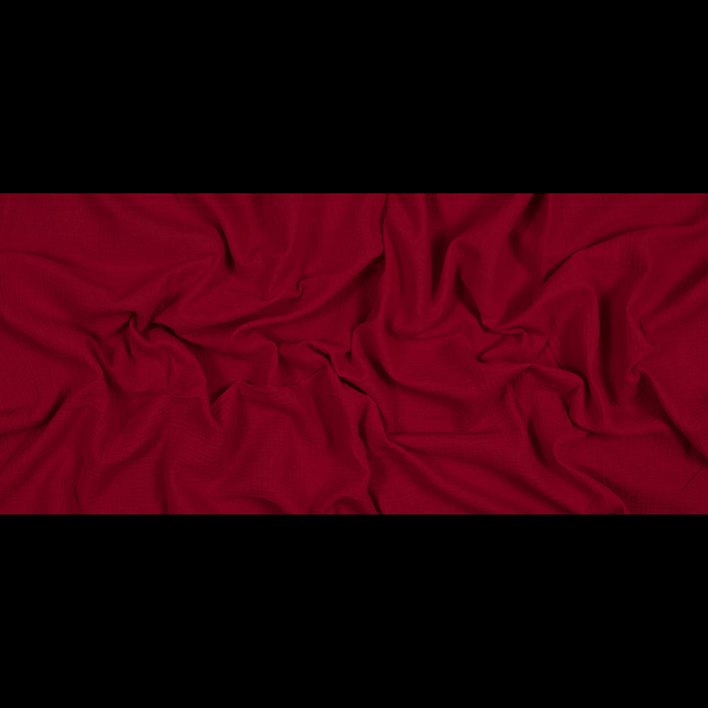 Double Cotton Gauze - True Red - Talamanca Collection Folded Double Cotton Gauze - True Red - Talamanca Collection Folded