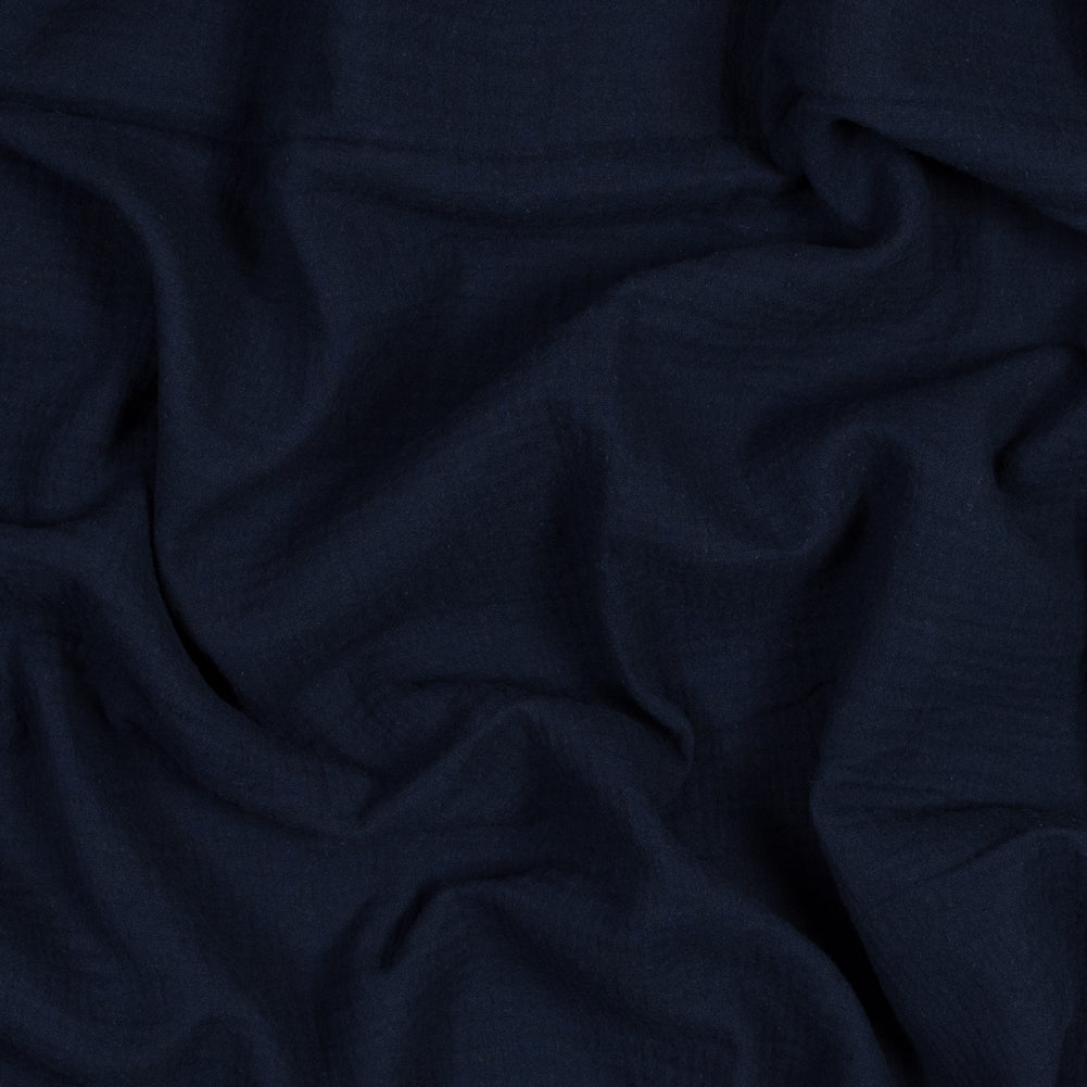 Double Cotton Gauze - Navy - Talamanca Collection Double Cotton Gauze - Navy - Talamanca Collection