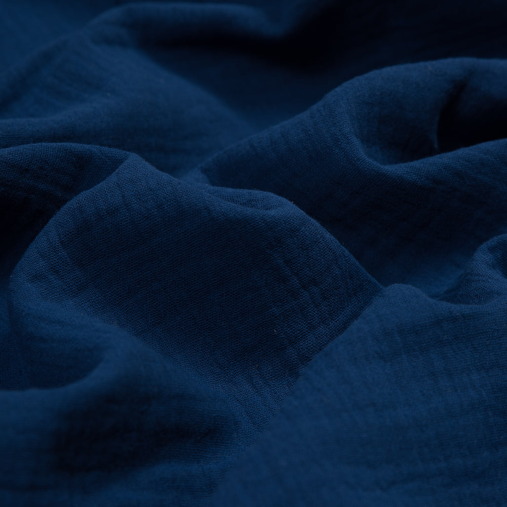 Double Cotton Gauze - Royal Blue - Talamanca Collection Full Double Cotton Gauze - Royal Blue - Talamanca Collection Full