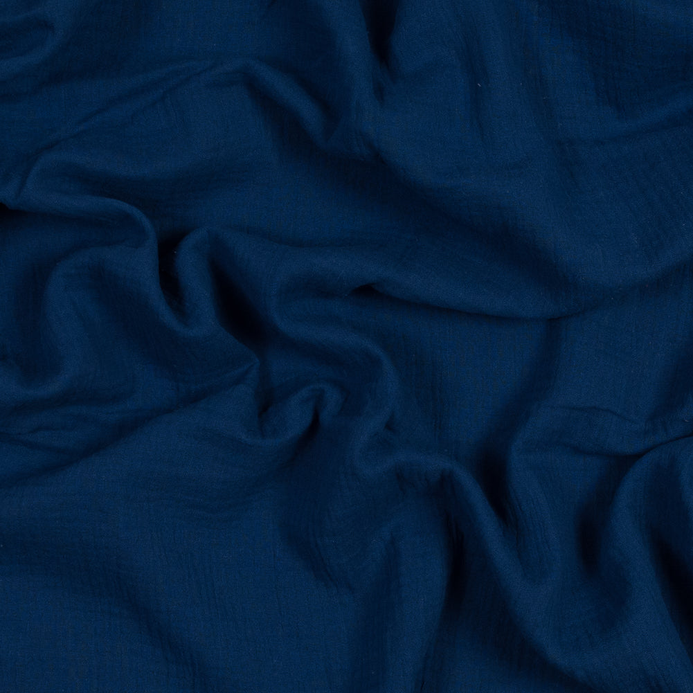 Double Cotton Gauze - Royal Blue - Talamanca Collection Double Cotton Gauze - Royal Blue - Talamanca Collection