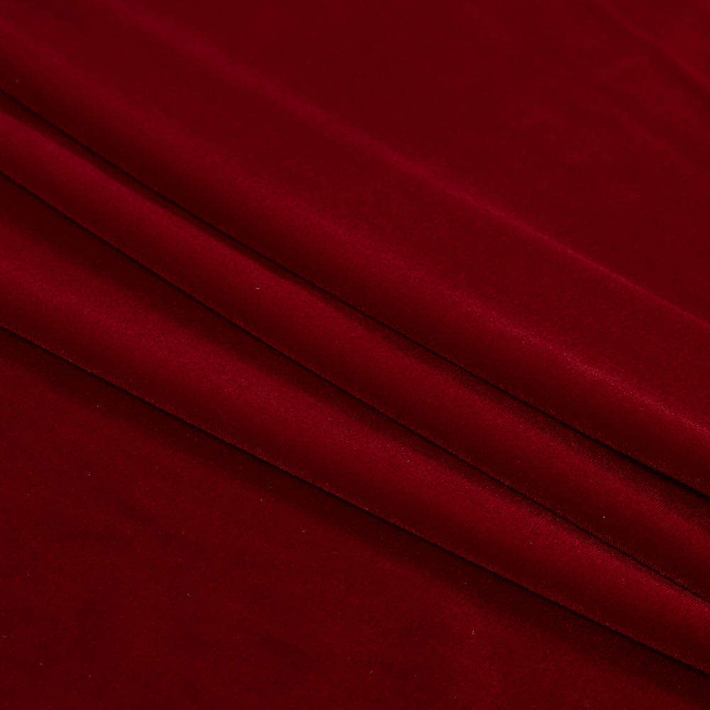 Stretch Velour - Scarlet - Persica Collection Detail Stretch Velour - Scarlet - Persica Collection Detail