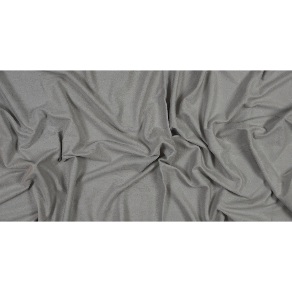 Bamboo and Cotton Stretch Knit Fleece - Gray Flint - Jessamyn Collection Folded Bamboo and Cotton Stretch Knit Fleece - Gray Flint - Jessamyn Collection Folded
