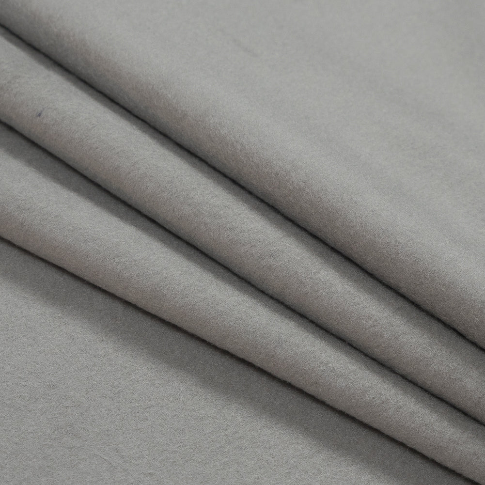 Bamboo and Cotton Stretch Knit Fleece - Gray Flint - Jessamyn Collection Detail Bamboo and Cotton Stretch Knit Fleece - Gray Flint - Jessamyn Collection Detail