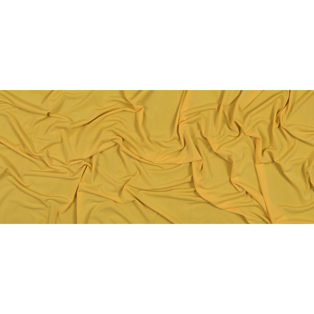 Saffron Yellow ITY Stretch Matte Jersey - Full Saffron Yellow ITY Stretch Matte Jersey - Full