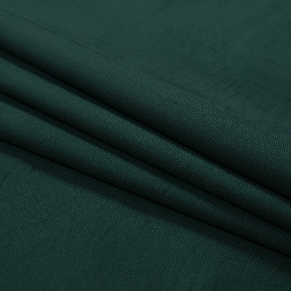 Featherwale Cotton Corduroy - Tartan Green - Dawn Collection Detail Featherwale Cotton Corduroy - Tartan Green - Dawn Collection Detail