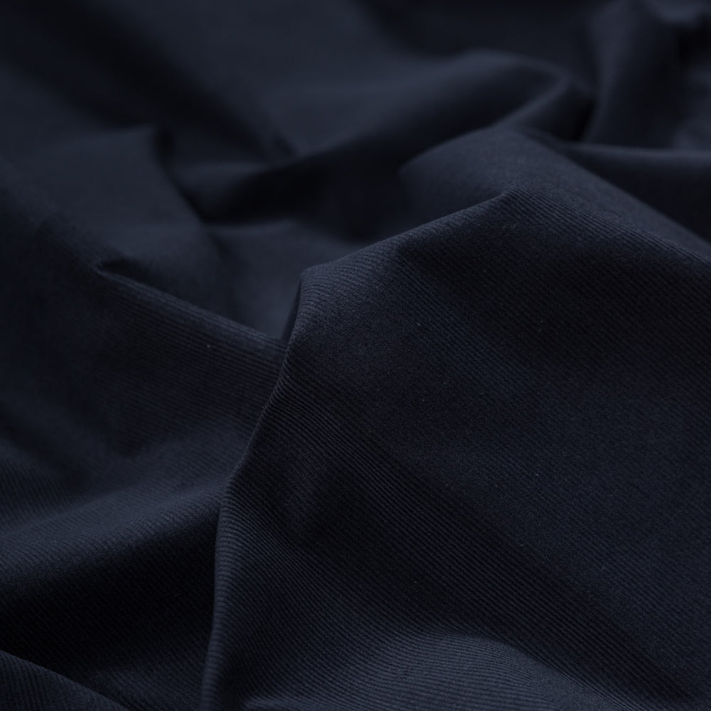 Featherwale Cotton Corduroy - Navy - Dawn Collection Full Featherwale Cotton Corduroy - Navy - Dawn Collection Full