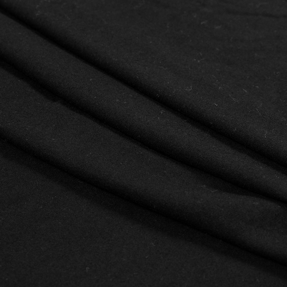 Bamboo and Merino Wool Jersey - Black Detail Bamboo and Merino Wool Jersey - Black Detail