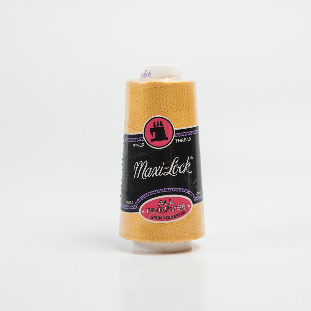 Maxi-Lock Serger Thread 3000yds - Gold Maxi-Lock Serger Thread 3000yds - Gold
