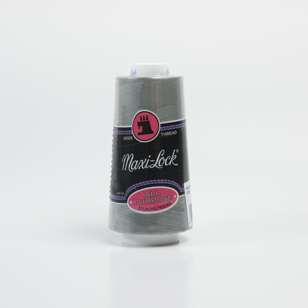 Maxi-Lock Serger Thread 3000yds - Steel Maxi-Lock Serger Thread 3000yds - Steel