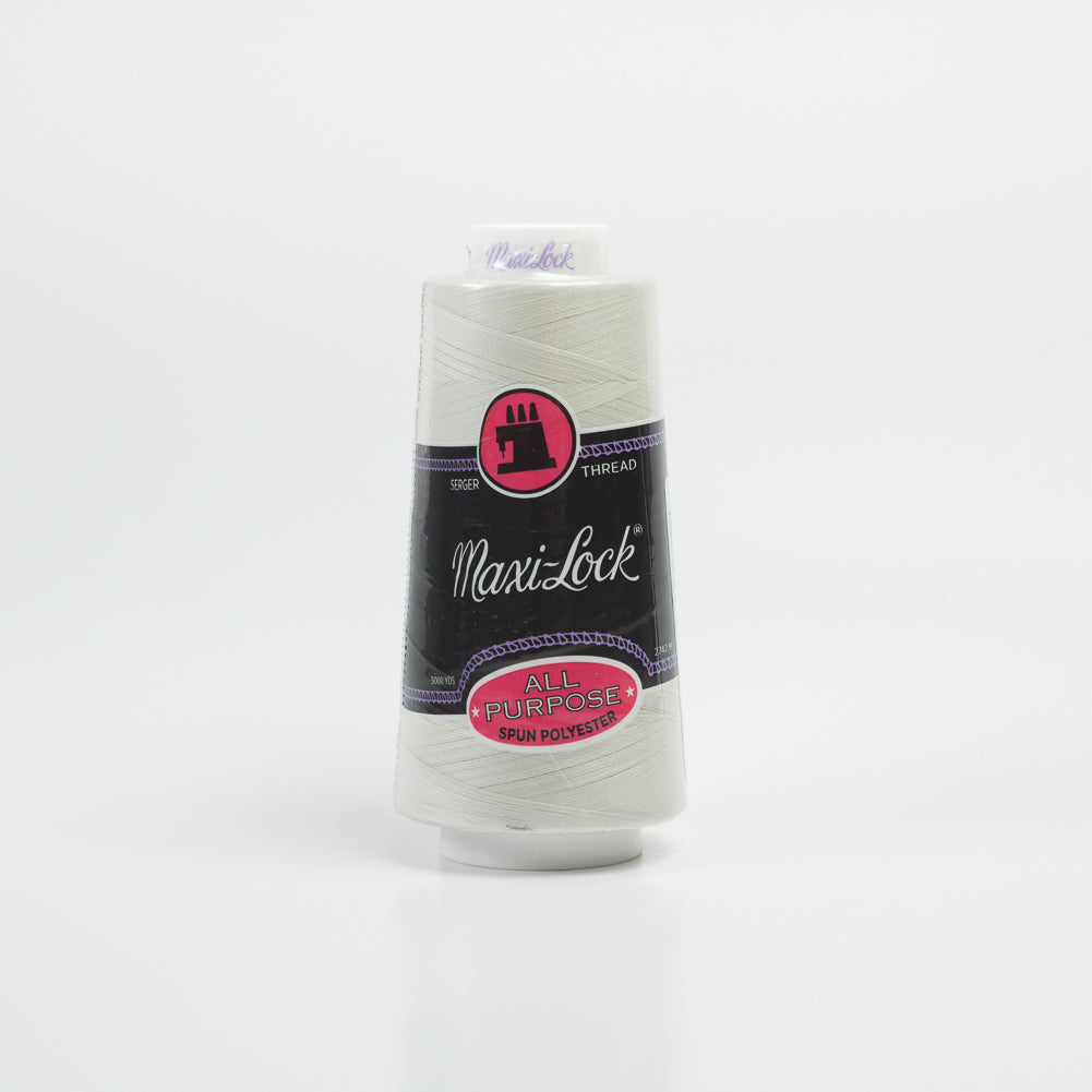 Maxi-Lock Serger Thread 3000yds - Pearl Maxi-Lock Serger Thread 3000yds - Pearl