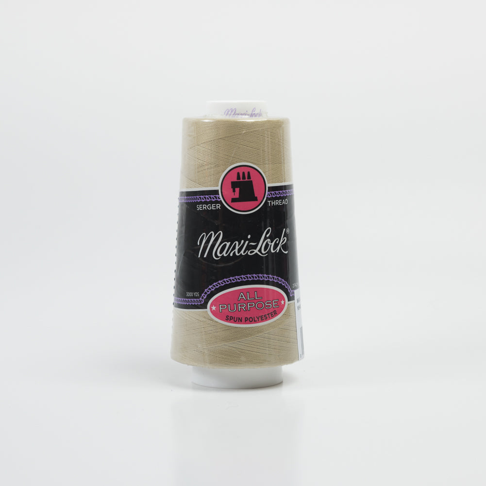 Maxi-Lock Serger Thread 3000yds - Khaki Maxi-Lock Serger Thread 3000yds - Khaki